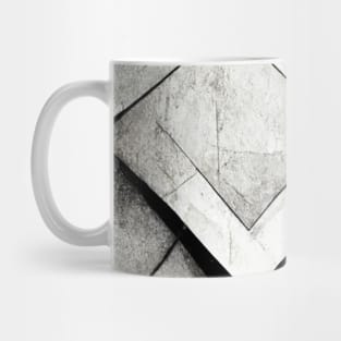 Art Deco Black and White Tile Mug